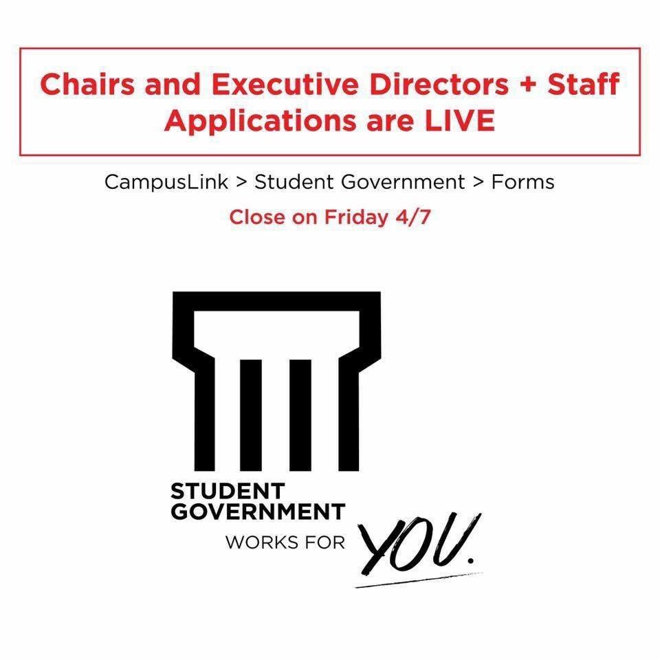 Your first chance to join SG next year is now LIVE! Check out Org Sync for more details 👌 <a href="/uofcincy/">University of Cincinnati</a> <a href="/UCMainStreet/">UC MainStreet</a>