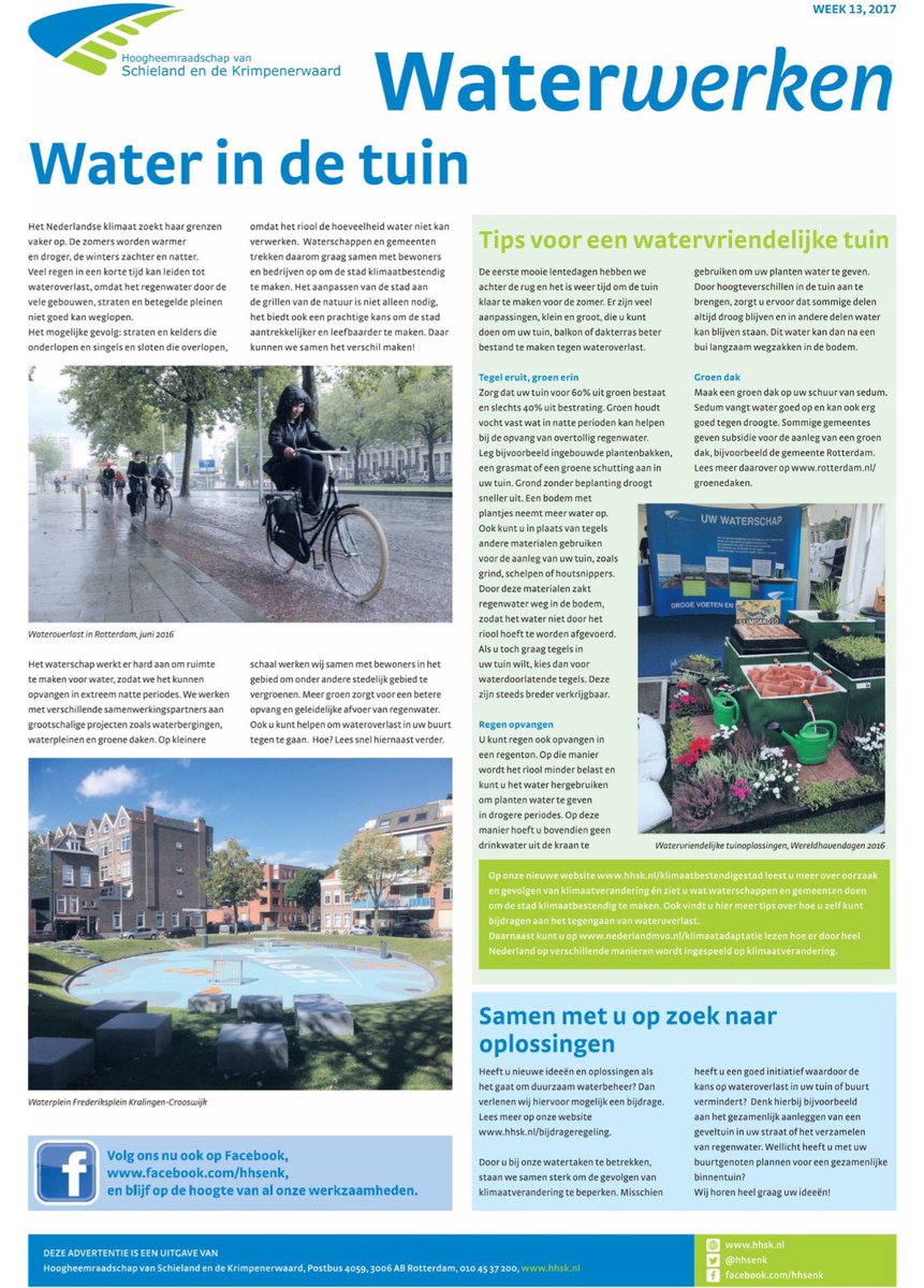 lapperre's tweet photo. Goede tips voor een watervriendelijke tuin van waterschap @hhsenk in ons huis-aan-huisblad @goudsepost: https://t.co/vibKHMP0E1 https://t.co/vvay8grYjM