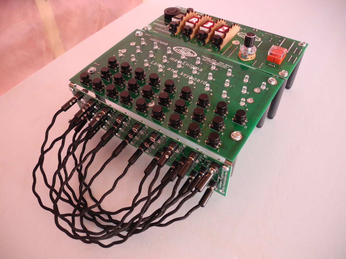 jefftranter's tweet image. I&apos;ve completed bulding my early beta release @meinenigma kit!