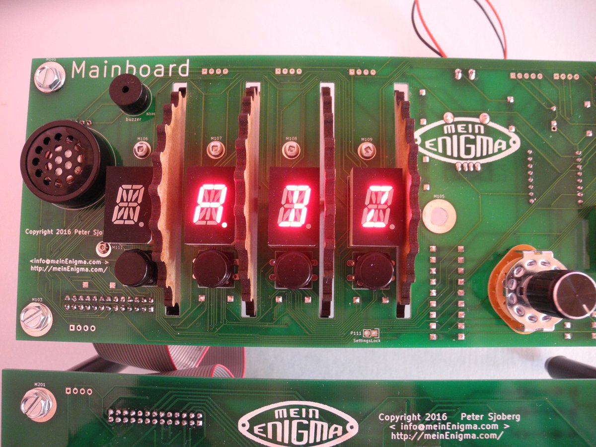 jefftranter's tweet image. I&apos;ve completed bulding my early beta release @meinenigma kit!