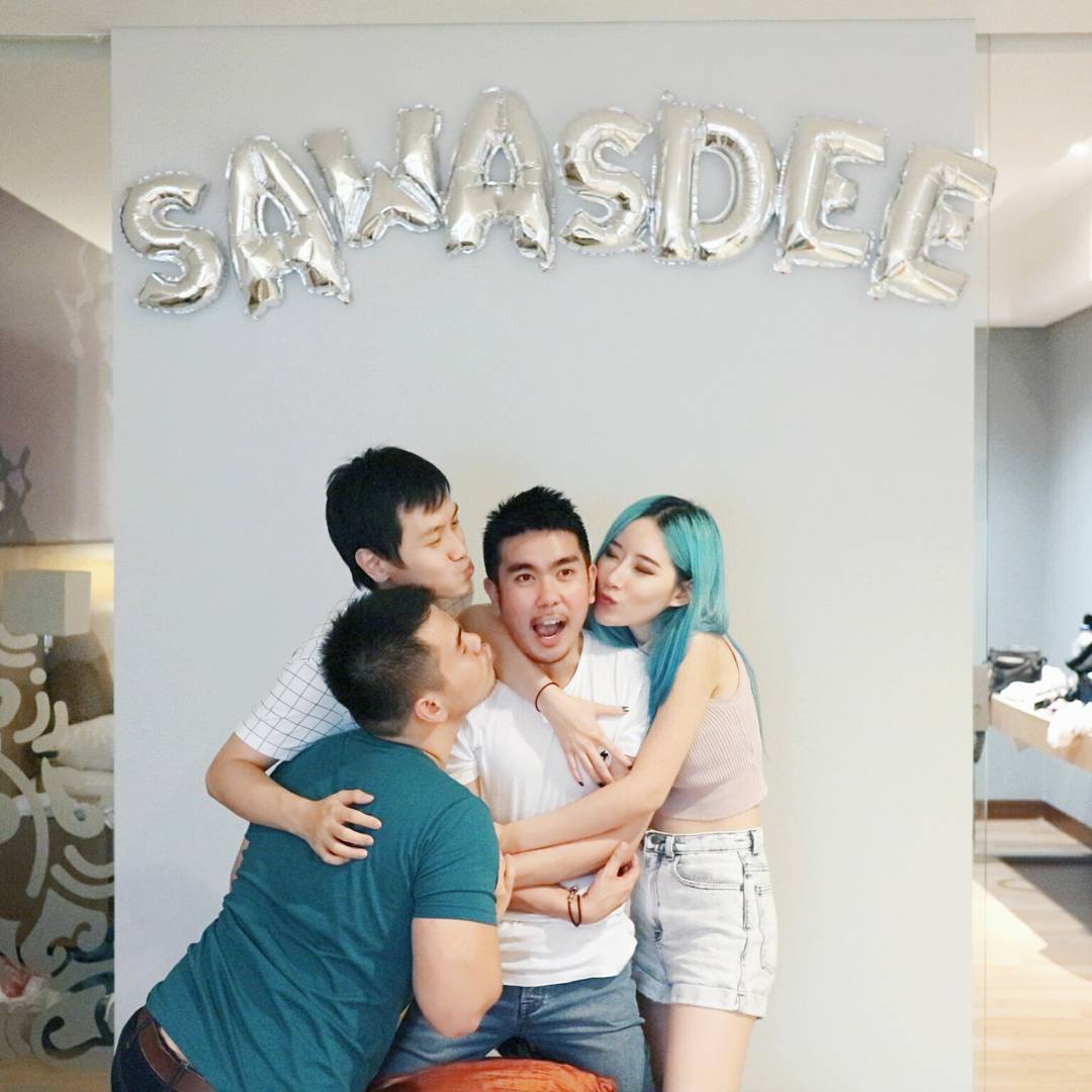 Much love for this guy who's like a brother to me, <a href="/vinnysim/">vinny</a>! 🤗 Thank you for throwing such a fun and crazy farew... instagram.com/p/BPnGxEIDaUo/