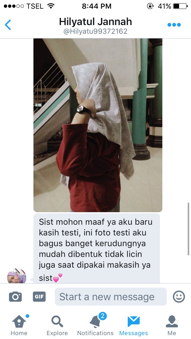 Spring__701's tweet photo. Makasih sist udah order. Happy shopping 🌸 #testimoni7 https://t.co/6j0e3MM3dL