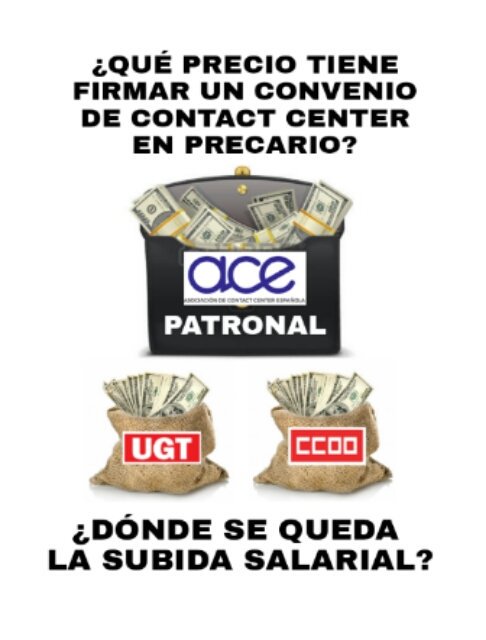 UsoAtentoSVQ's tweet photo. Sin subida salarial en 2015 y 2016, que no te engañen #noaesteconvenio https://t.co/GpCnyGPuZs