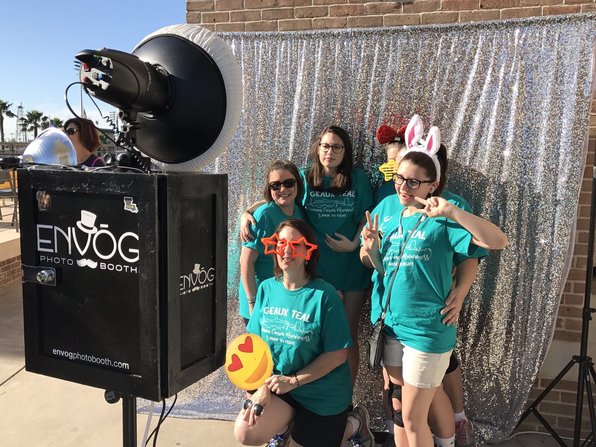 geauxteal's tweet image. Don't forget to stop by the photo booth today! #Made2Fight #GeauxTeal