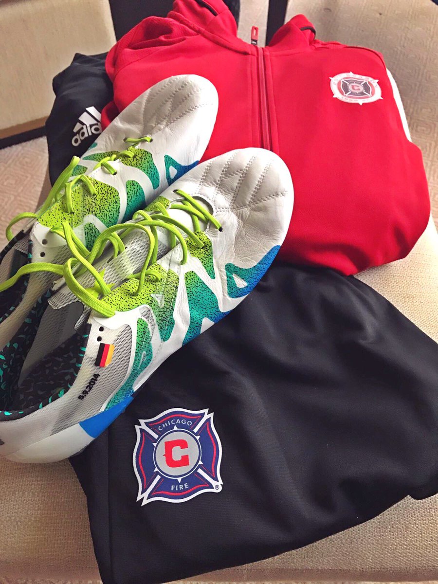 BSchweinsteiger's tweet photo. Good morning! I’m ready for my first match for @ChicagoFire! #cf97 #CHIvMTL https://t.co/gTBX8pHjYl
