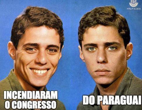 MidiaNINJA's tweet photo. Na noite de ontem, 31, o Senado do Paraguai votou a portas fechadas PEC que permite a reeleição do atual presidente Horacio Cartes. https://t.co/tTG7rYYFkB