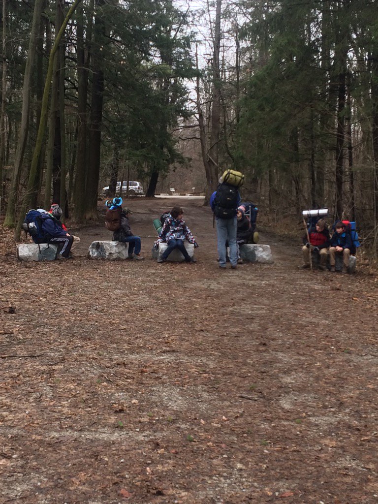 24thKitchener's tweet image. That didn't last very long. #scouthike