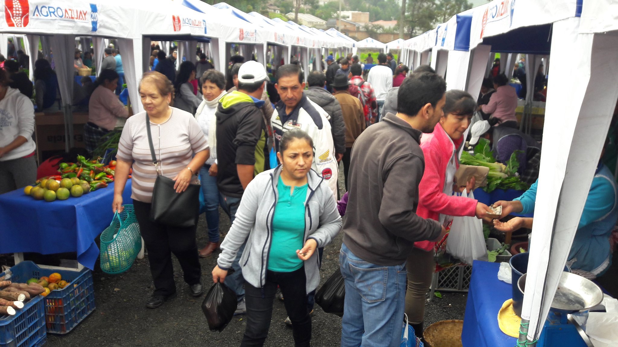 La Voz del Tomebamba on Twitter "Se realiza Feria de agro