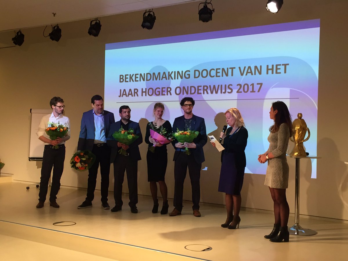 MinOCW's tweet photo. Felicitaties aan @marcvanmil de #isodocentvanhetjaar in het hoger onderwijs! https://t.co/ed64bc9Zch