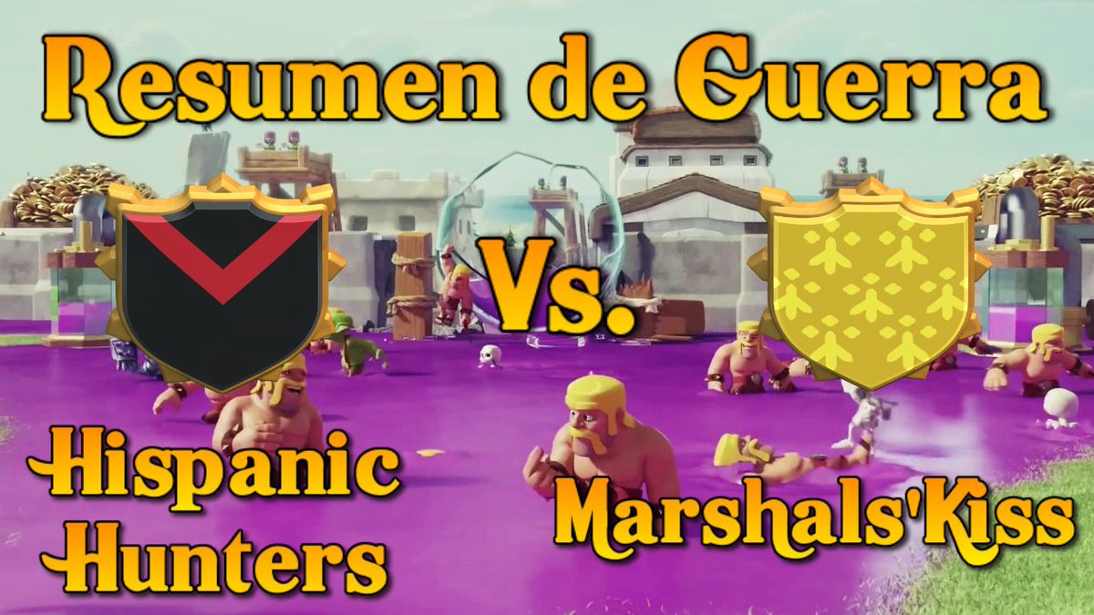 Nueva guerra? Nuevo vídeo! Resumen de Guerras: HispanicHunters vs Marshals'Kiss. Guerra perfecta por parte de HH! youtu.be/1c3EKp0zXr4