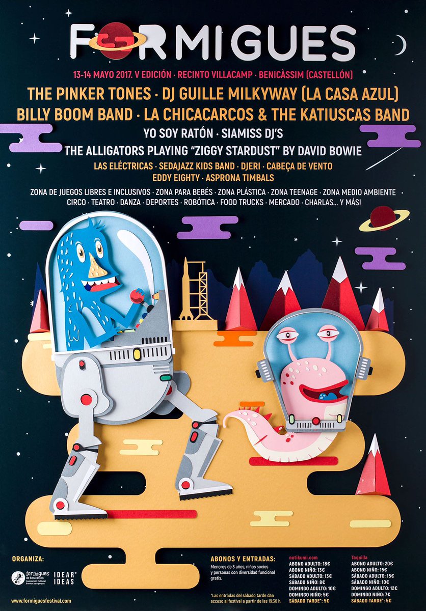 Os lo advertimos!
Cartelazo Formigues Festival 2017
<a href="/kideoo/">Kideoo</a> <a href="/espaimenut/">Espai Menut</a> <a href="/espaimenut/">Espai Menut</a> <a href="/copecastellon/">彡COPE Castellón彡</a>