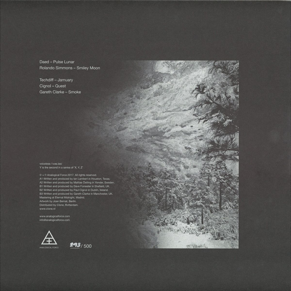 MusicamRecords's tweet photo. Analogical Force 05Y - Various Artists - Voiceless Y (12''-Vinyl) #AnalogicalForce https://t.co/2XalnWcWoM