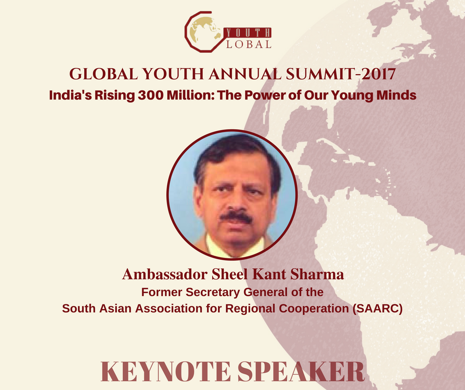 globalyouthind's tweet photo. 06th April 2017; 9:15 am -10:00 am; Seminar Hall 2, India Internional Centre, New Delhi with Ambassador Sheel Kant Sharma! #GYsummit2017 https://t.co/3Bwo0Zrne9
