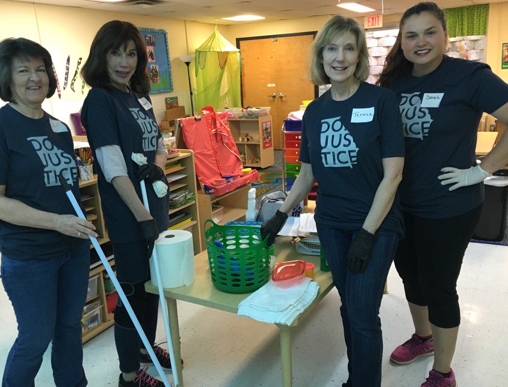 bobstrick's tweet photo. @BuckheadChurch #DoJustice Cleaning Fun at Child Development Association https://t.co/yseEhW2fPn