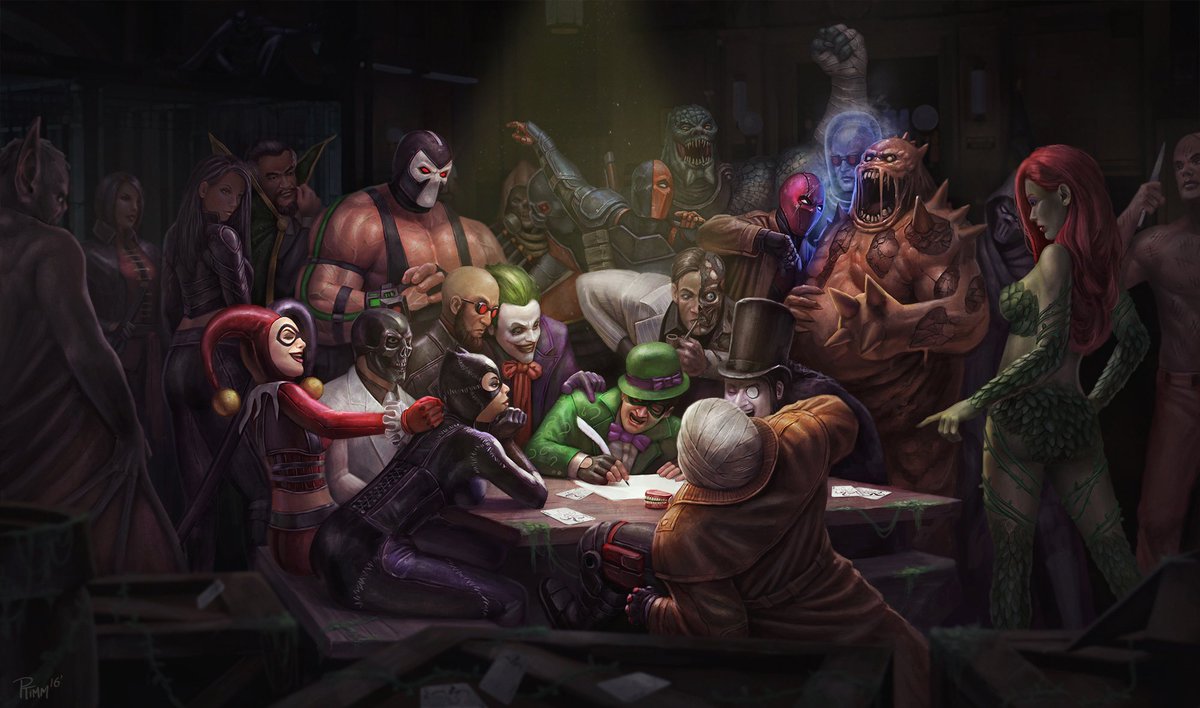SavvyFalcon's tweet photo. A letter to Batman. Can you name them all? https://t.co/bzSIhBrBas