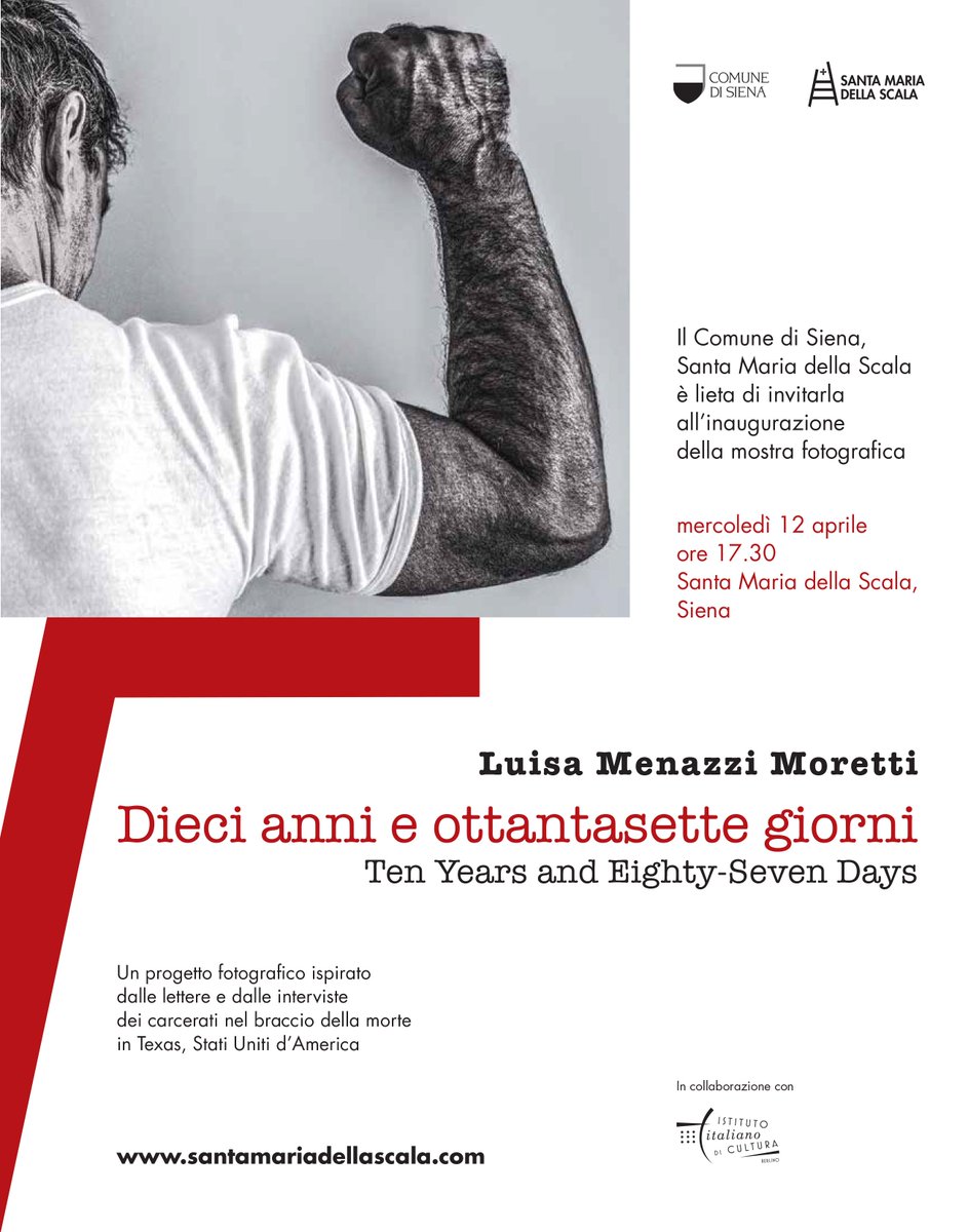 Se sarete a Siena vi aspetto, tra pochi giorni iniziamo ad allestire la mostra.