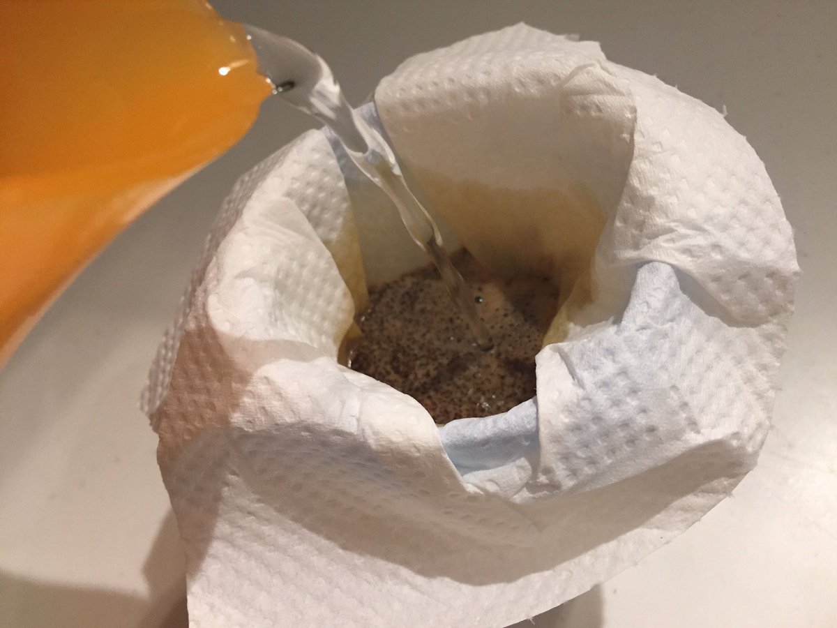 Diamond ラクラクダ En Twitter コーヒーフィルターの代わりに キッチンペーパーヾ ๑ ﾉ こちらの方が自分らしい お腹ペコリン部 カルディ