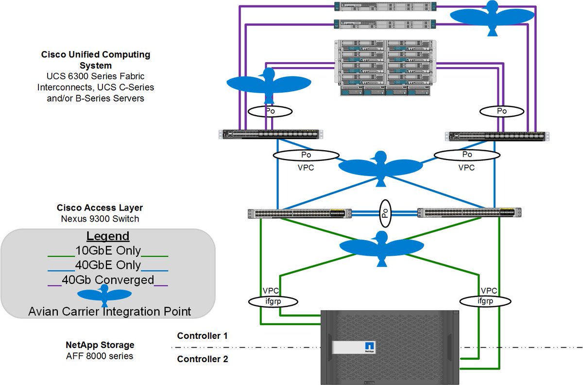 NetApp's tweet photo. Introducing #FlexPod with Avian Carriers! Check out @vmiss33's latest blog for all the details! #AprilFoolsDay https://t.co/3IVmTkWUI2 https://t.co/ZhZ9KjAJA3