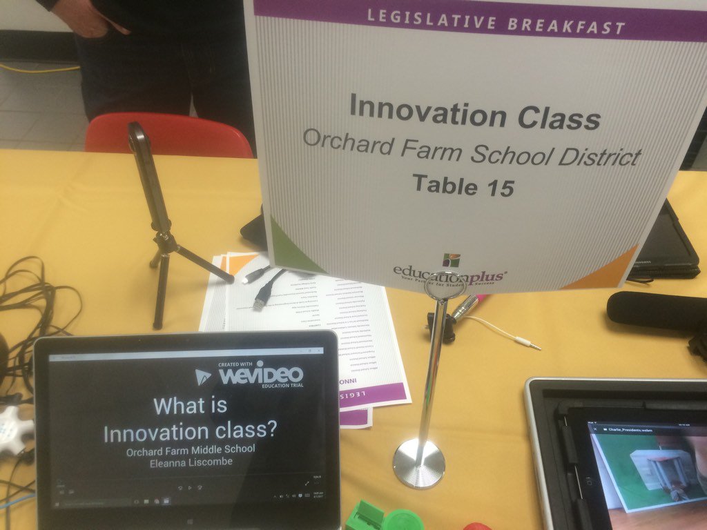 klostermann_k's tweet photo. @eleannalis Awesome job on the video showcasing OFMS #innovationclass at EdPlus Showcase #OFPride  #OFMiddle https://t.co/Bn9RUetQGN
