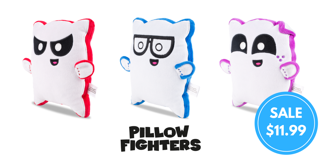 PillowFighters's tweet photo. Pillow Fighters on sale for just $11.99 each! Happy #PillowFightDay! https://t.co/tHXRwkIuPO https://t.co/BB2EGKhAu3