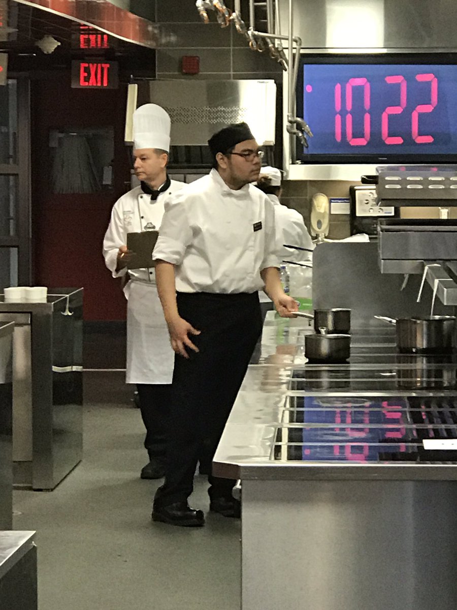 BMTCanteen's tweet photo. At Humber College for Culinary Skills Canada competition. Great students doing amazing things!  Let's go Jenny! https://t.co/tgDhLs35dG