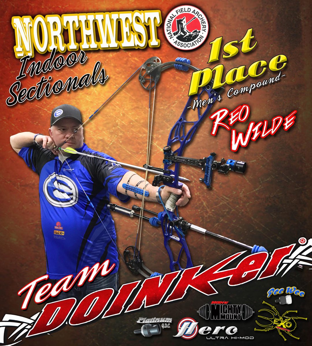 DoinkerStabs's tweet image. Congratulations to Team Doinker&apos;s Reo Wilde on his 1st Place Win at the 2017 NFAA Northwest Indoor Sectionals! #teamdoinker #heroultrahimod