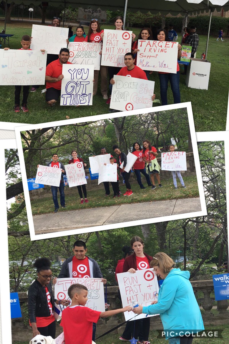 Cheering on the walkers and runners at the #WalkForWishes! #MakeAWish #TargetVolunteers #BestInCommunity