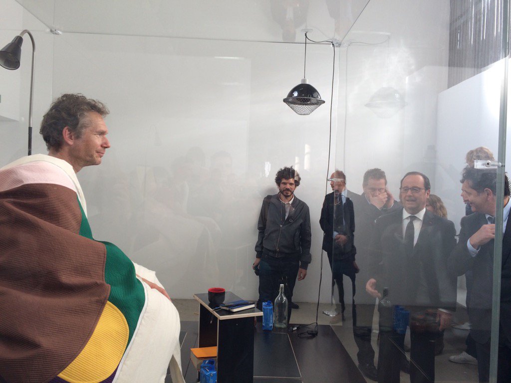 Visite surprise pour #abrahampoincheval <a href="/PalaisdeTokyo/">Palais de Tokyo</a>