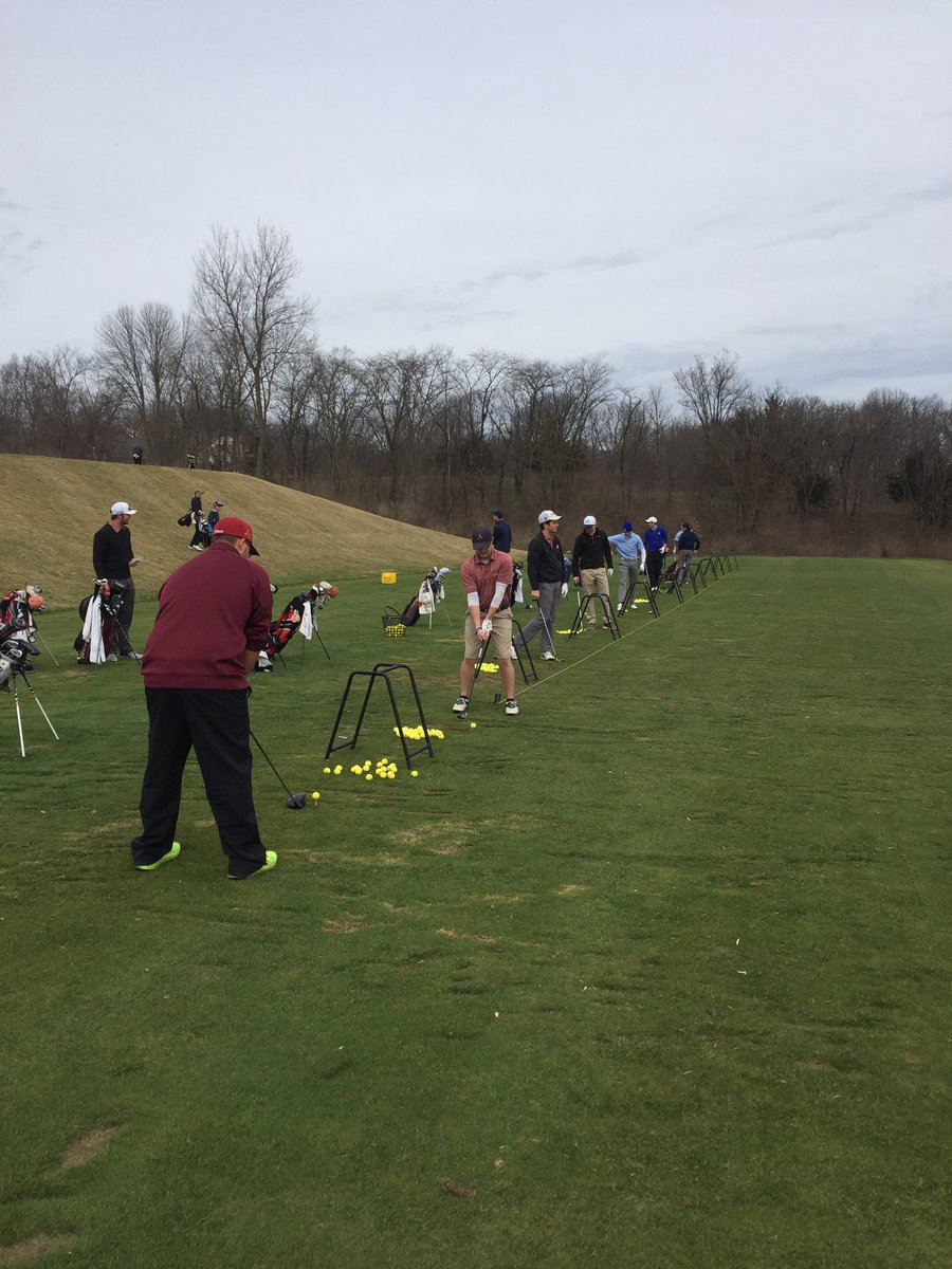 Day 1 of the spring season here at <a href="/TCIowa/">Tournament Club Iowa</a> We tee off in 10 mins!#aimforarkansas