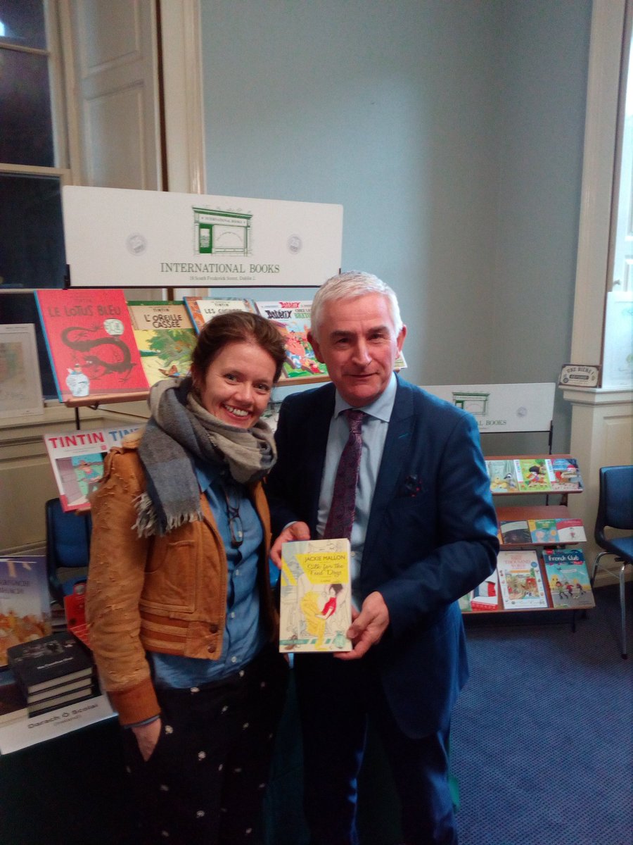 Internashbooks's tweet photo. #FILF2017 authors and their books: Jackie Mallon, Aoife Dooley and Nelly Kaprièlian having fun and signing at our stand https://t.co/WYNaeF0VSl
