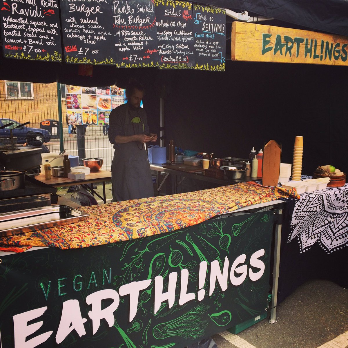 First day at #Urbanfoodfest#veganlondon#shoreditch