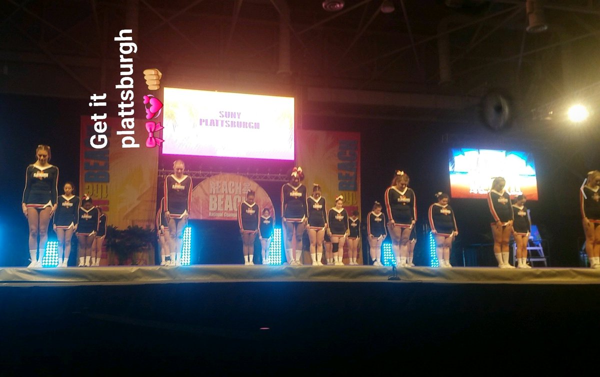 platts_cheer's tweet photo. A great performance from #PlattsburghStateCheer 🎀💞 https://t.co/9vyi4VkfQa