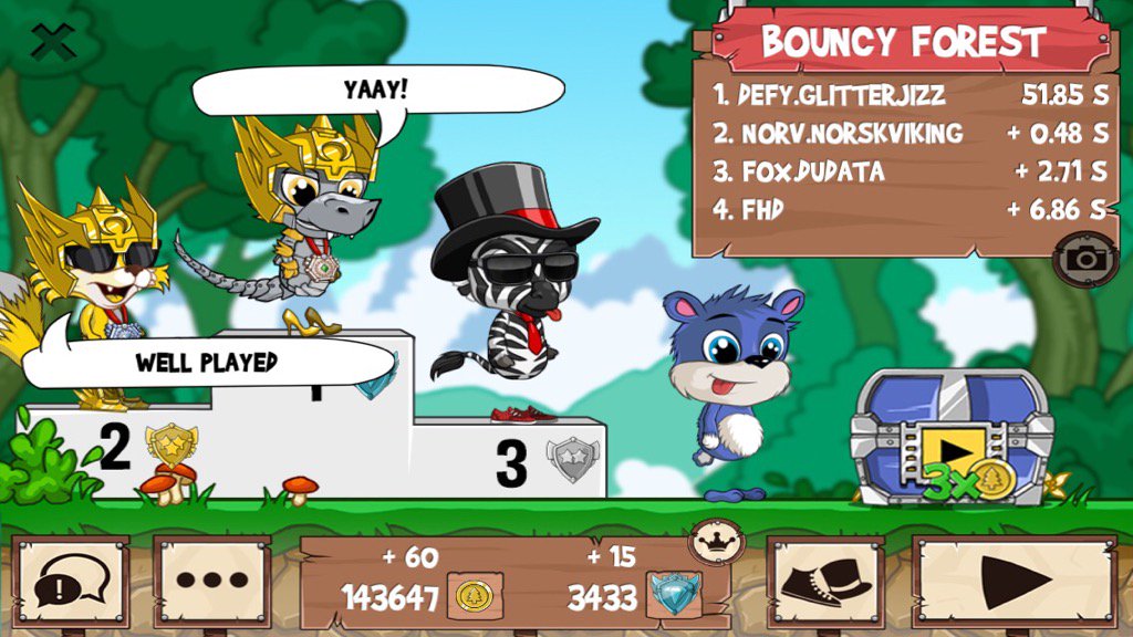 yafavgirlez's tweet photo. I just beat a golden fox! #funrun2 #NorskViking #Dudata #fhd https://t.co/325K163QWk