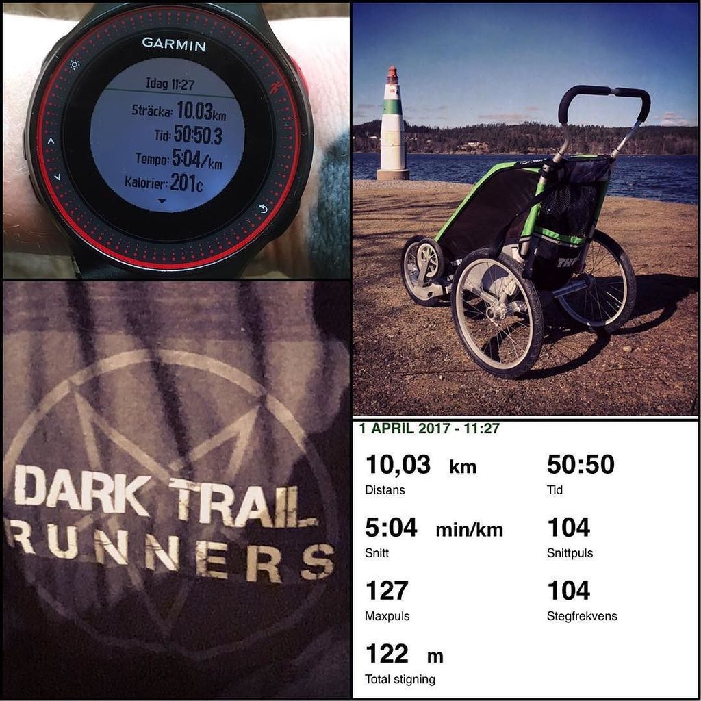 Första barnvagnsmilen den här omgången ✔️ #uritf #ultrarunsinthefamily #darktrailrunners ift.tt/2nIrPOW