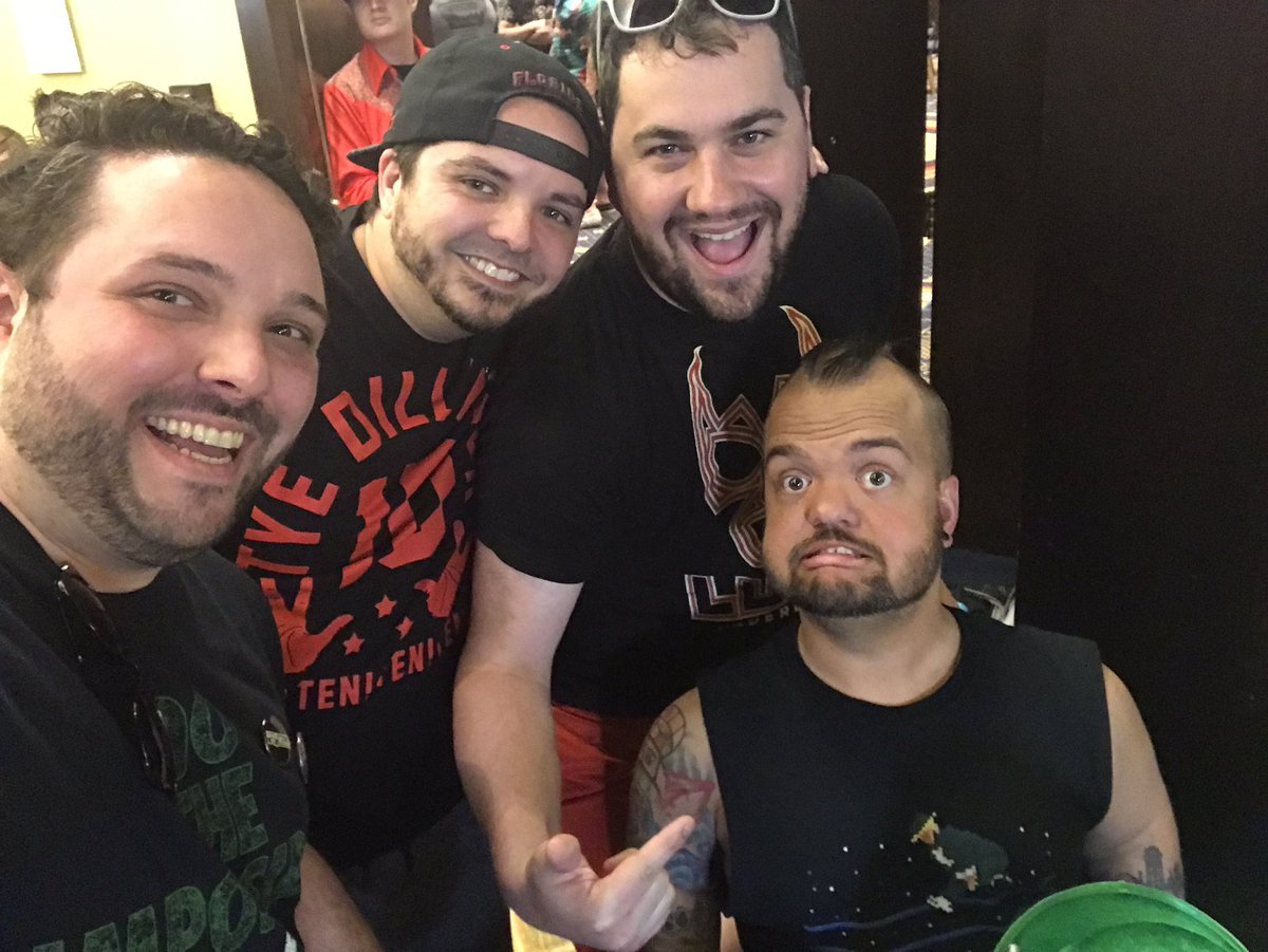 Podswoggle's tweet image. It took 7 years, but he knows now. #Wrestlemania33 #WrestleCon #Swoggle #SquadGoals