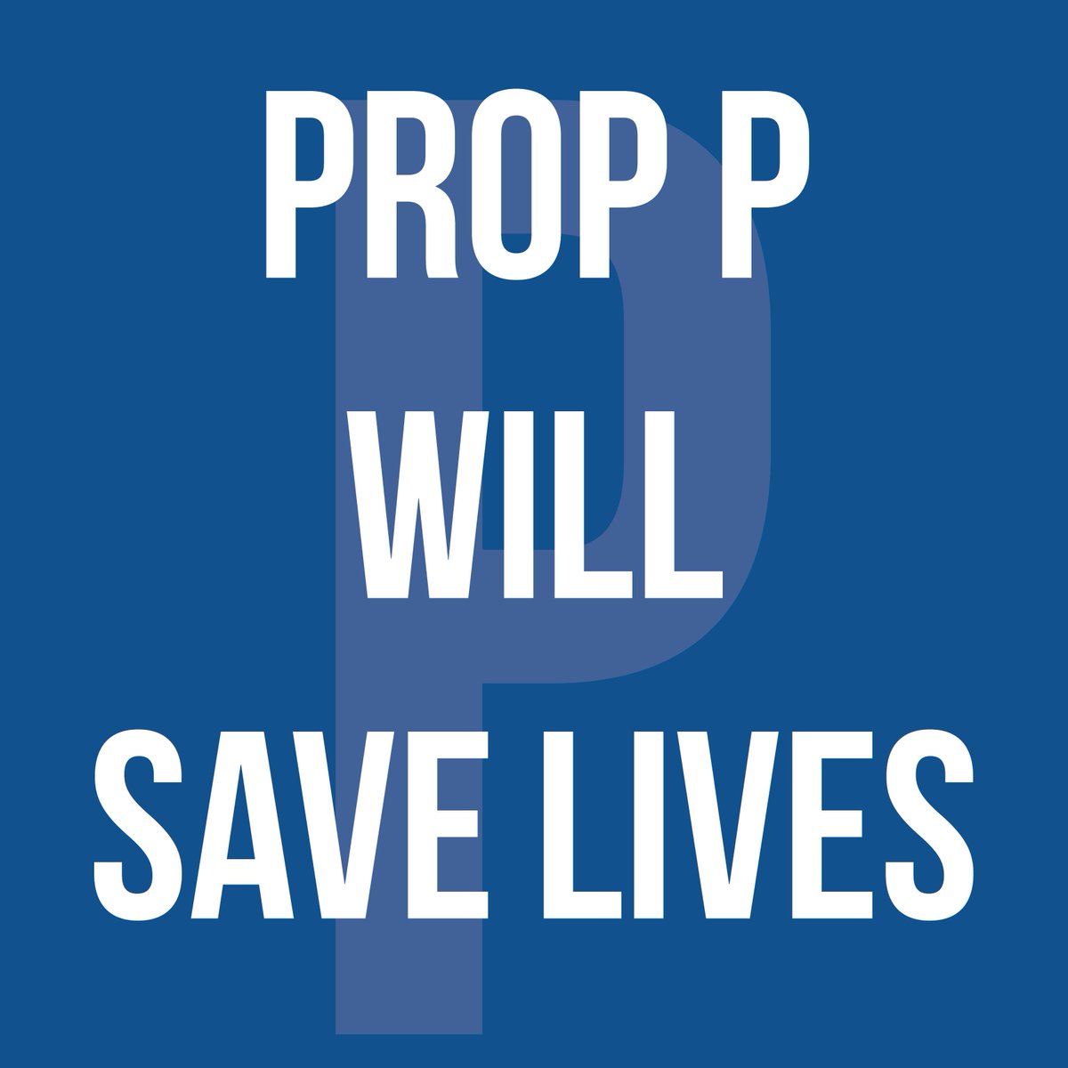 Voting YES on Prop P will provide law enforcement with the resources necessary to protect themselves &amp; residents across the county. #YesOnP