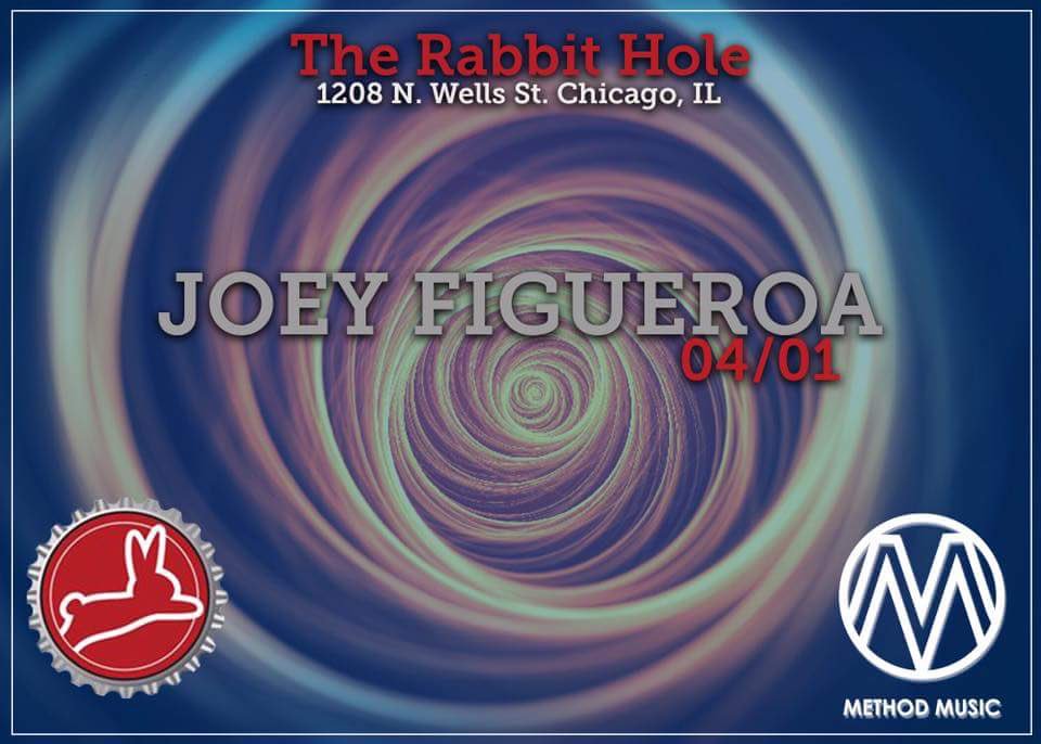 DJ Joey Figueroa is spinning tonight at The Rabbit Hole from 8pm-1am!  Let's party! #rabbitholechi