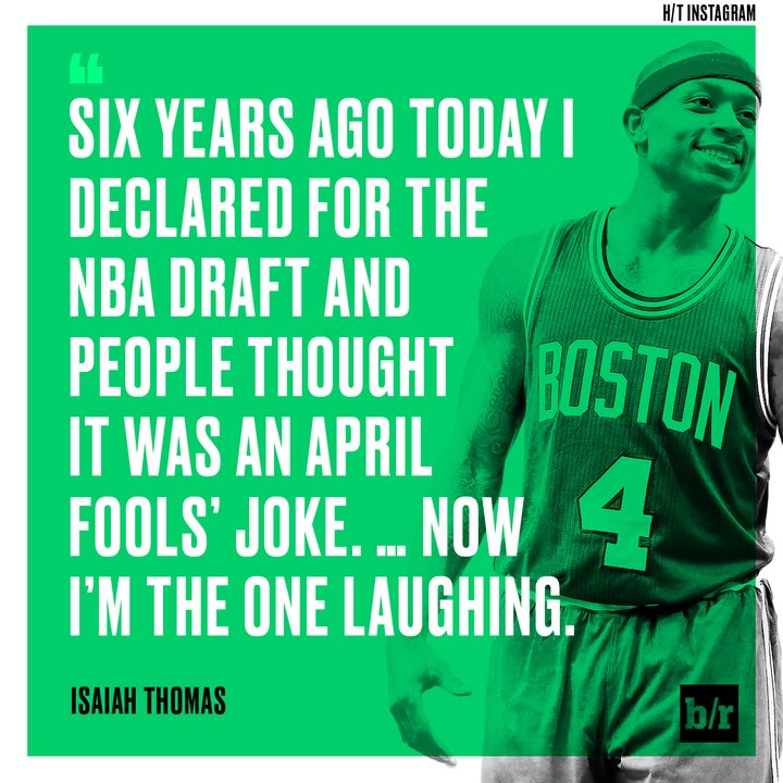 BleacherReport's tweet photo. IT has the last laugh https://t.co/GmH4qlG7I4
