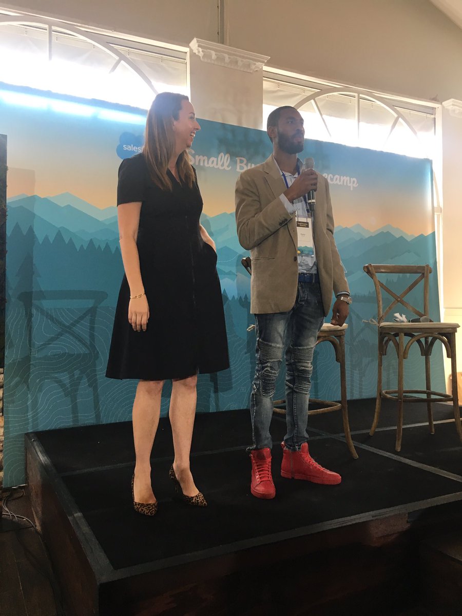 corpkicks's tweet photo. At Sales Force Small Business Base Camp with the one and only Jamie Domenici @jcdom you forever changed my life! https://t.co/QHG66BaFwt