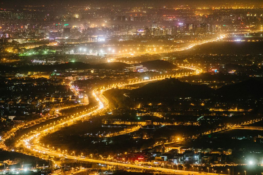 PDChina's tweet photo. The spectacular evening view of Beijing https://t.co/Dzm3YJTWTL