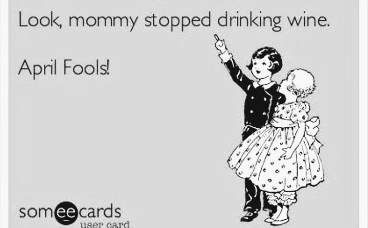 Ha ha..love wine and April fools humor together! #aprilfoolsday #winehumor