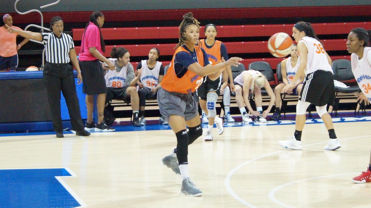 Congrats to <a href="/JennieSimms25/">Jennie Simms</a> for making the All-Star game at the combine! #ProCombine #ODUWBB