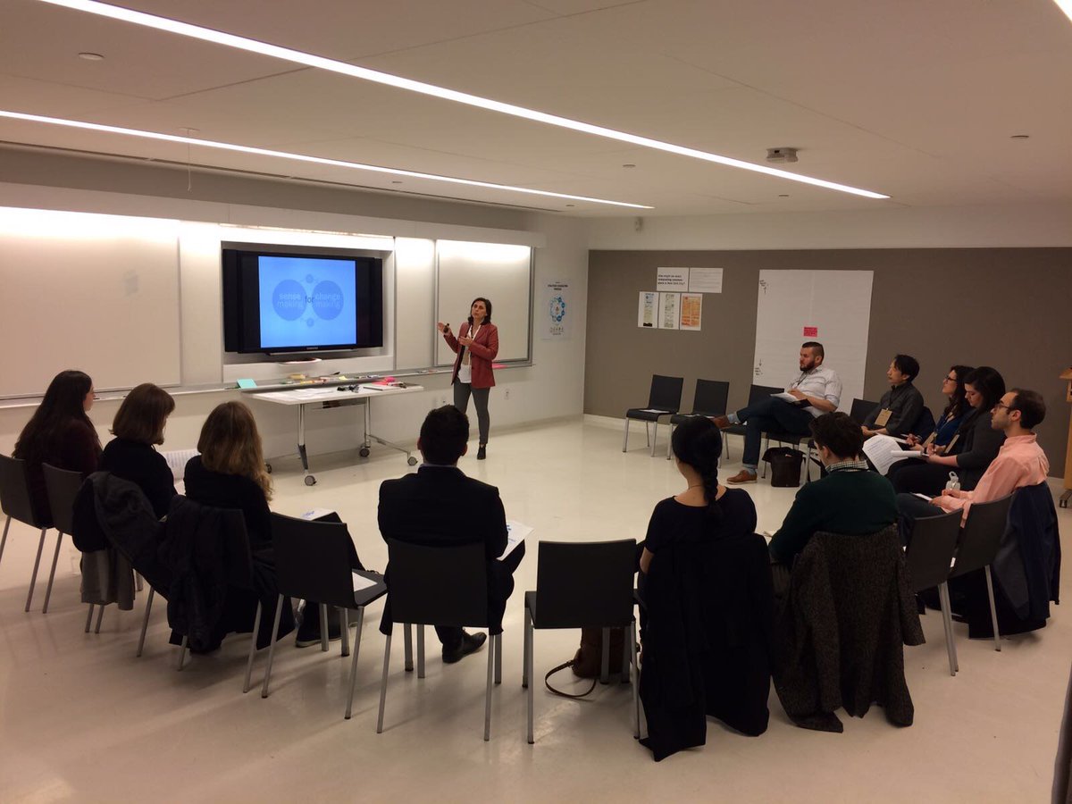 Humantific's tweet image. Upstream Challenge Framing Workshop Today in NYC. #DIC17 #designthinking #innovation