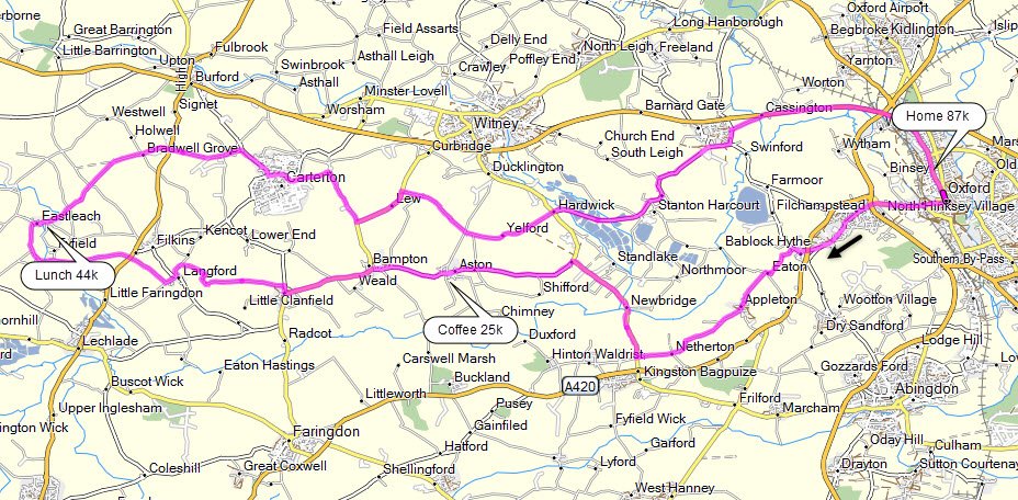 The route for the ride on Sunday 2 April. bit.ly/2nrPmSc