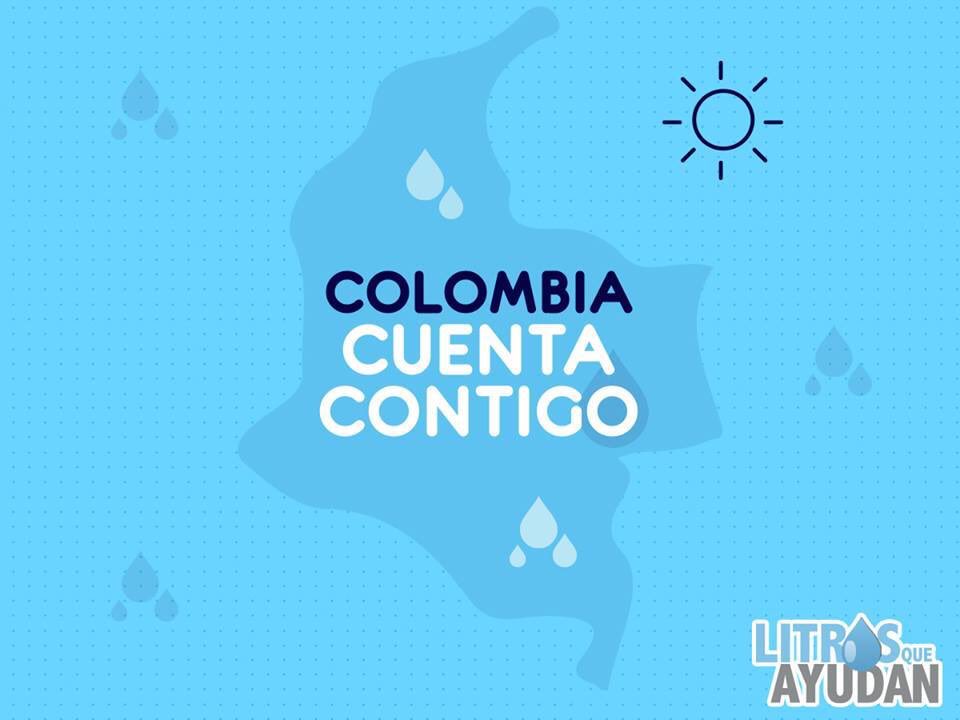 cruzrojacol's tweet photo. Se activa @LitrosQueAyudan puedes donar agua para afectados por emergencia en Mocoa. #TodosPorPutumayo https://t.co/ubx3iLGALA
