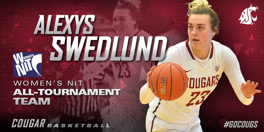 Alexys Swedlund was the Cougs' iron women in the WNIT and proved her mettle earning WNIT All-Tournament honors #GoCougs #WNIT