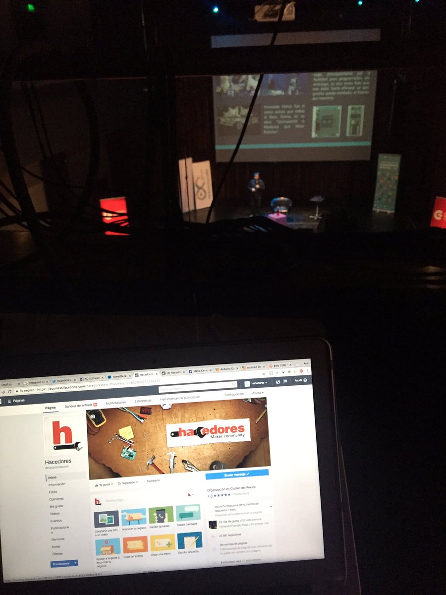 NodeBotsMX's tweet image. Las charlas de el #ArduinoDayCDMX ya comenzaron #NodeBotsMx