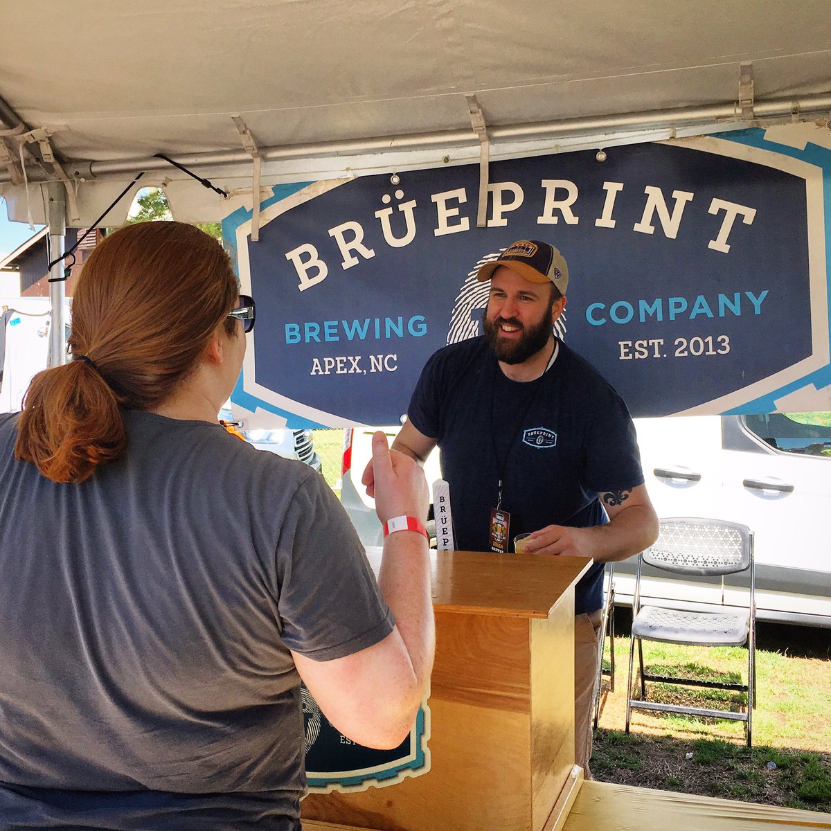 The brües are flowing <a href="/worldbeerfest/">WorldBeerFest</a> #Raleigh so stop by and see us at both sessions!