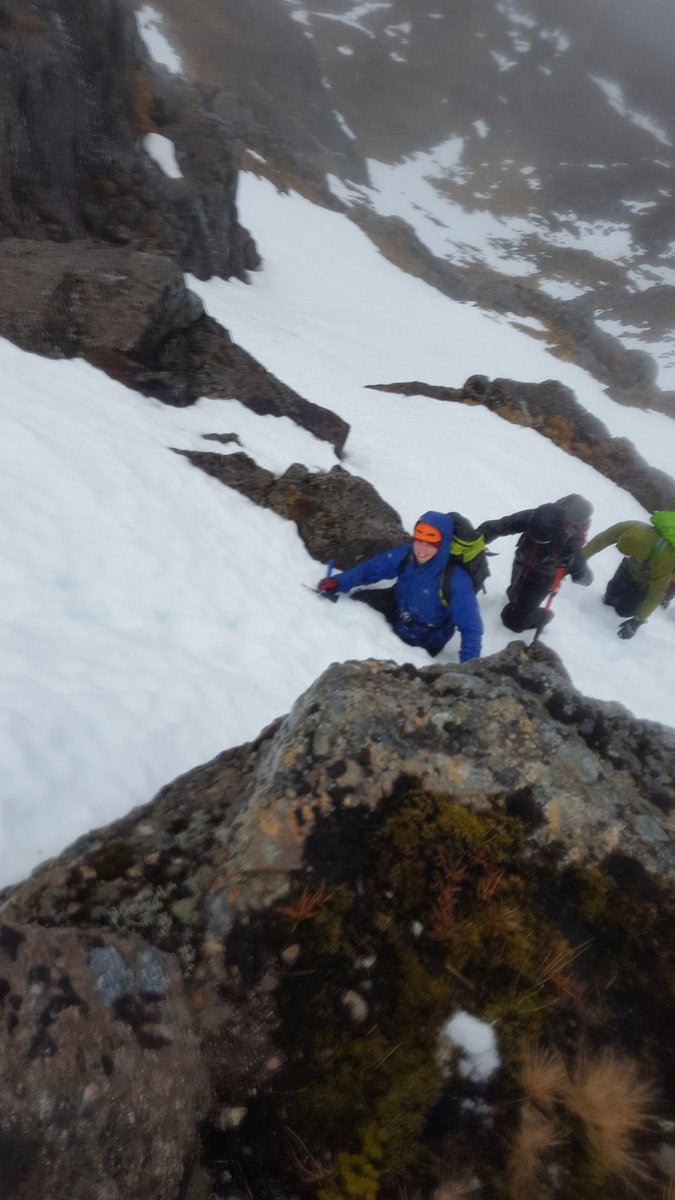 AndySpink1's tweet photo. #northumberlandcollegecragandmountainclub #winterskillscourse with #hebrideanpursuits yesterday. #wintersafety #glencoe #winterwalkingskills https://t.co/cPOhVqqITO