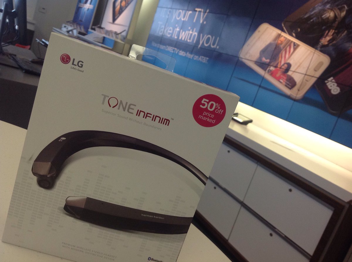 Team_Westport's tweet photo. This is no April's fool! 50% LG Tones! Come on by AT&T WESTPORT and see how we can help maximize your entertainment! #LGtones #attwestport https://t.co/ksGtL07tFN